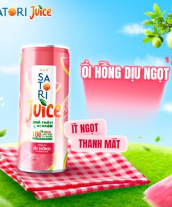 Nước ép trái cây Satori Juice vị Ổi hồng